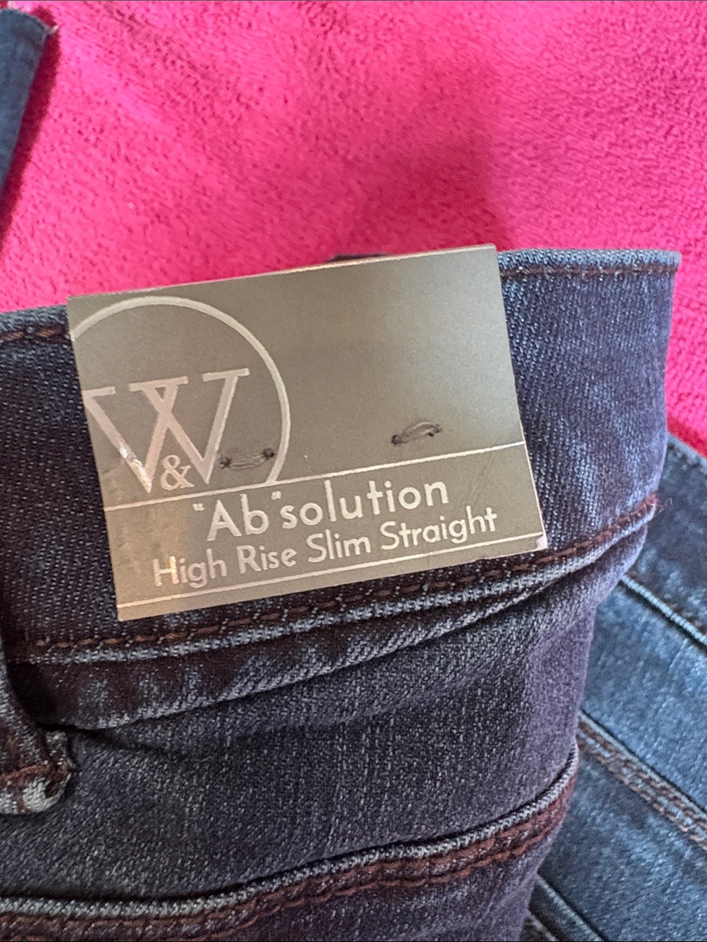 Wit & Wisdom Dark Indigo Straight Leg Jeans - Picture 3 of 7